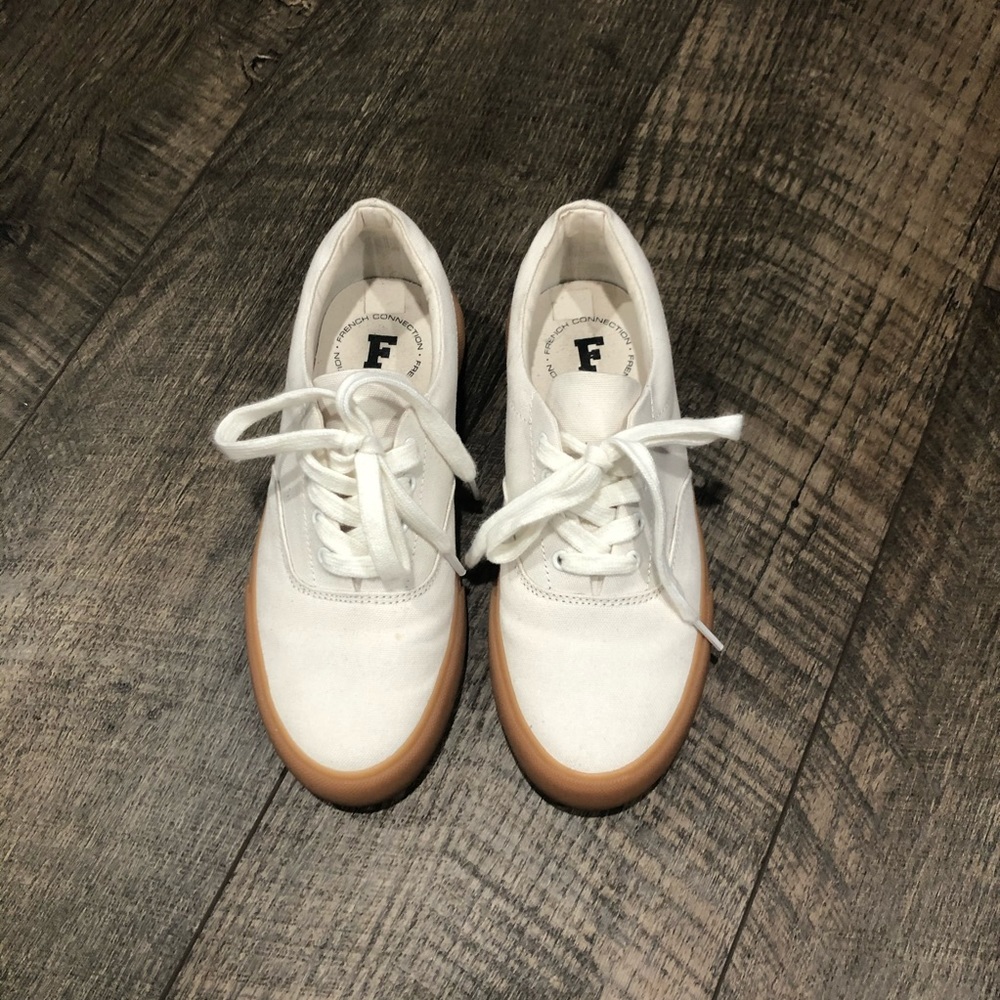 French Connection Ade Lace up Canvas Sneaker